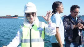 Foto : Senator Destita ketika sidak ke Pelindo