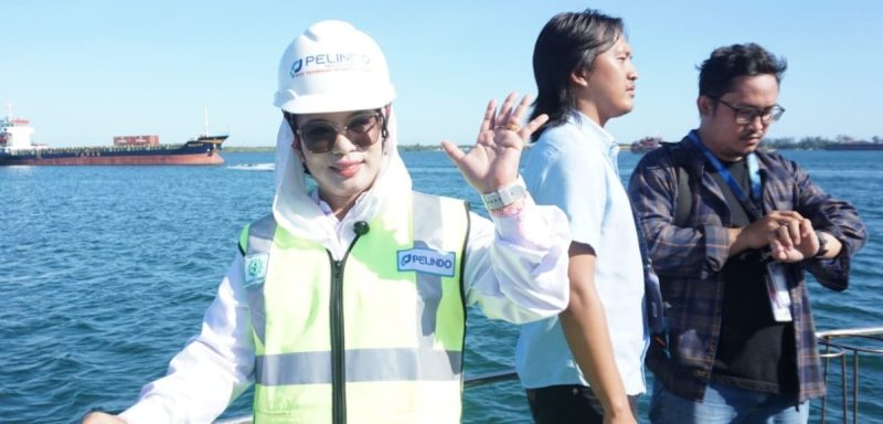 Foto : Senator Destita ketika sidak ke Pelindo