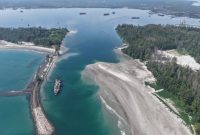 Foto : Kondisi alur Pelabuhan Pulau Baai