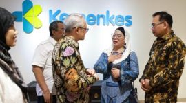 Foto : Agenda silaturahmi Gubernur Bengkulu Helmi Hasan, sejumlah bupati, serta perwakilan rumah sakit dari berbagai kabupaten/kota se-Provinsi Bengkulu dengan Kementerian Kesehatan Republik Indonesia di Kantor Kemenkes, Jakarta