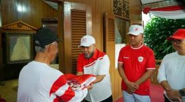 Foto : Gubernur Bengkulu Helmi Hasan pimpin kirab dari halaman Rumah Fatmawati Soekarno menuju Benteng Marlborough