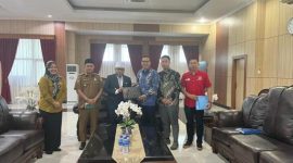 Foto : Gubernur Bengkulu menerima audiensi Perusahaan Penempatan Pekerja Migran Indonesia (P3MI) Karir Jepang dan Lembaga Pelatihan Kerja (LPK) Medumeka Go Bengkulu