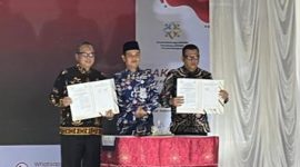 Foto : Penjabat Sekretaris Daerah Provinsi Bengkulu, Herwan Antoni, hadir sekaligus membuka secara resmi pelaksanaan Rakorda