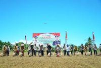 Foto : Pemerintah Provinsi Bengkulu resmi meluncurkan program Lomba Ketahanan Pangan Satu Desa Satu Hektare yang dimulai di Desa Tangga Batu, Kabupaten Seluma,