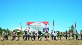 Foto : Pemerintah Provinsi Bengkulu resmi meluncurkan program Lomba Ketahanan Pangan Satu Desa Satu Hektare yang dimulai di Desa Tangga Batu, Kabupaten Seluma,