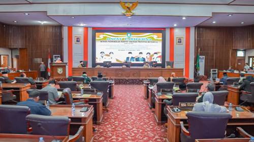 Foto : Paripurna DPRD Provinsi Bengkulu