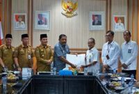 Foto : Pertemuan dengan  pihak BPK dan Pemprov Bengkulu.