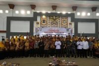 Foto : Penjabat Sekretaris Daerah (Pj Sekda) Provinsi Bengkulu, Herwan Antoni, menghadiri sekaligus memberikan sambutan pada peringatan Hari Ulang Tahun (HUT) ke-63 Persatuan Wredatama Republik Indonesia (PWRI) Provinsi Bengkulu. 