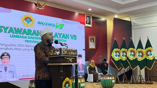 Foto : Gubernur Helmi buka Muswil LDII