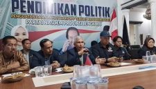 Foto : Keterangan pers Pengurus DPW Partai Nasdem Provinsi Bengkulu