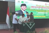 Foto : Kunjungan kerja Menteri Kehutanan RI, Raja Juli Antoni, di Aula Gedung Hassan Dien, Kampus IV UMB