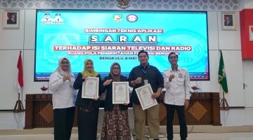 KPID Bengkulu Hadirkan SARAN Awasi Siaran Era Digital