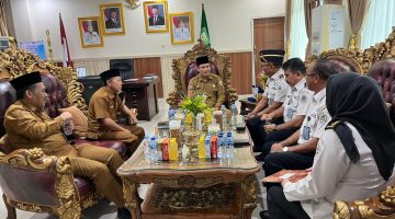 Sekda Bengkulu Sambut Pimpinan Baru Ditjenpas Bengkulu