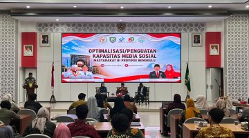 Pemprov Bengkulu Tingkatkan Kompetensi Pengelola Media Sosial OPD