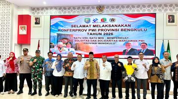 Pemprov Bengkulu Ajak PWI Perkuat Profesionalisme Wartawan