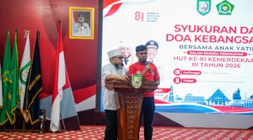 Kemerdekaan untuk Semua, Helmi Hasan Rangkul Anak Yatim Lintas Agama