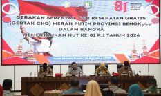 GERTAK CKG Merah Putih Digencarkan, Bengkulu Kejar Deteksi Dini